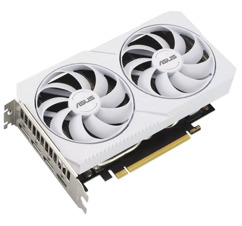 华硕DUAL-RTX3060-O12G白色显卡